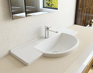 Раковина Эстет Куба 90 ФР-00000783 белая купить в интернет-магазине Sanbest