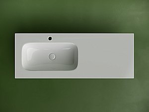 Раковина накладная мебельная Ceramica Nova Grace CN7020/CN7021 белый купить в интернет-магазине Sanbest