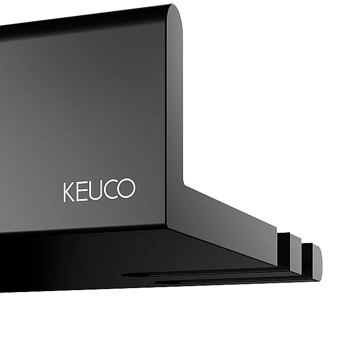 Полочка для душа Keuco Reva 12858370000 Черный матовый купить в интернет-магазине сантехники Sanbest