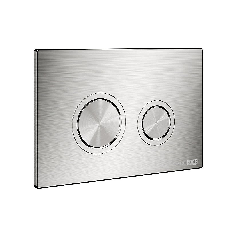 Кнопка для инсталляции WasserKraft BN01 никель купить в интернет-магазине сантехники Sanbest