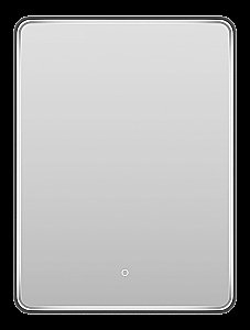 Зеркало с LED-подсветкой Misty MERCURY 60x80 черное в ванную от интернет-магазине сантехники Sanbest