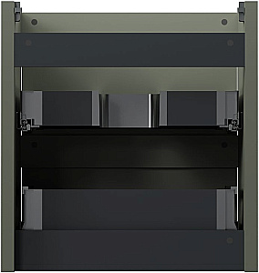 Тумба с раковиной Allen Brau Gravity 60 1.370008.CGM олива матовая для ванной в интернет-магазине Sanbest