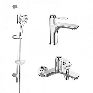 Набор смесителей Orange Thermo T19-311cr хром купить в интернет-магазине сантехники Sanbest