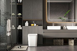 Унитаз ABBER Rechteck AC1212P импульсный смыв, с крышкой микролифт купить в интернет-магазине Sanbest