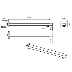 Душевая система Vincea VSFW-4311BG брашированное золото купить в интернет-магазине сантехники Sanbest