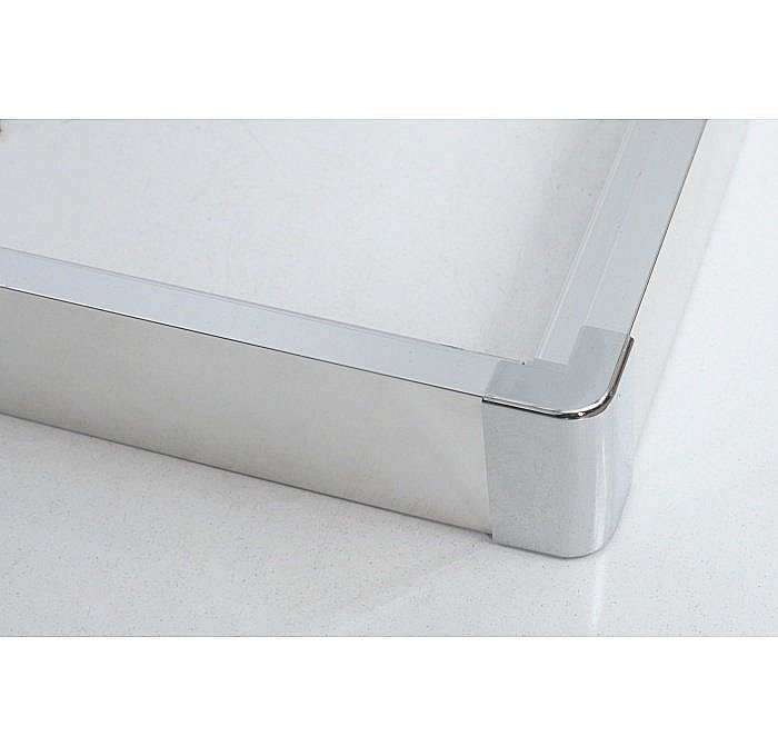 Душевой уголок BelBagno DUE-R-2-90-P-Cr 90х90 стекло текстурное/профиль хром купить в интернет-магазине Sanbest