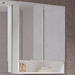 Зеркальный шкаф Опадирис Фреш 61 белый/с фацетом купить в интернет-магазине сантехники Sanbest