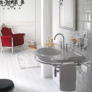 Раковина Globo Paestum 110 PA022.BI*1 белая купить в интернет-магазине Sanbest