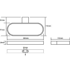 Полотенцедержатель-кольцо Bemeta Organic 157104061 хром купить в интернет-магазине сантехники Sanbest