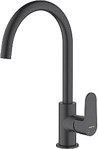 Смеситель для кухни Aquatek Оберон AQ1282MB черный матовый купить в интернет-магазине сантехники Sanbest