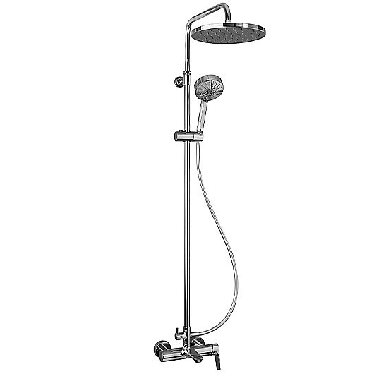Душевая система Jacob Delafon Aleo 2.0 E26809-CP хром купить в интернет-магазине сантехники Sanbest