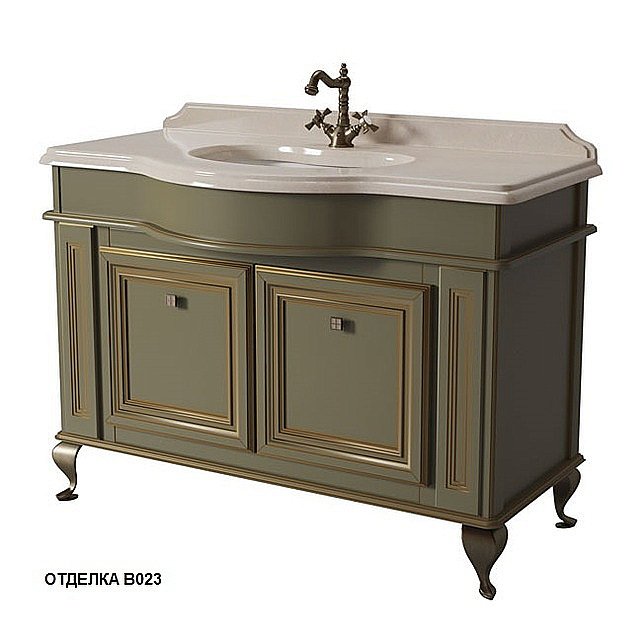 Тумба с раковиной со столешницей Caprigo Fresco 120 для ванной в интернет-магазине Sanbest