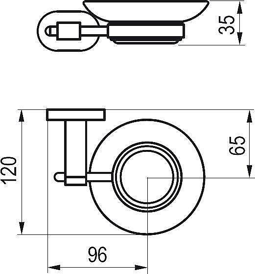 Мыльница Ravak Chrome CR 200.00 купить в интернет-магазине сантехники Sanbest