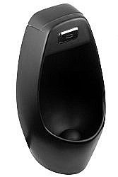 Писсуар подвесной Gid Q9504bm черный матовый купить в интернет-магазине Sanbest