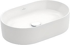 Раковина накладная Villeroy&Boch Collaro 56 4A195601 альпийский белый купить в интернет-магазине Sanbest