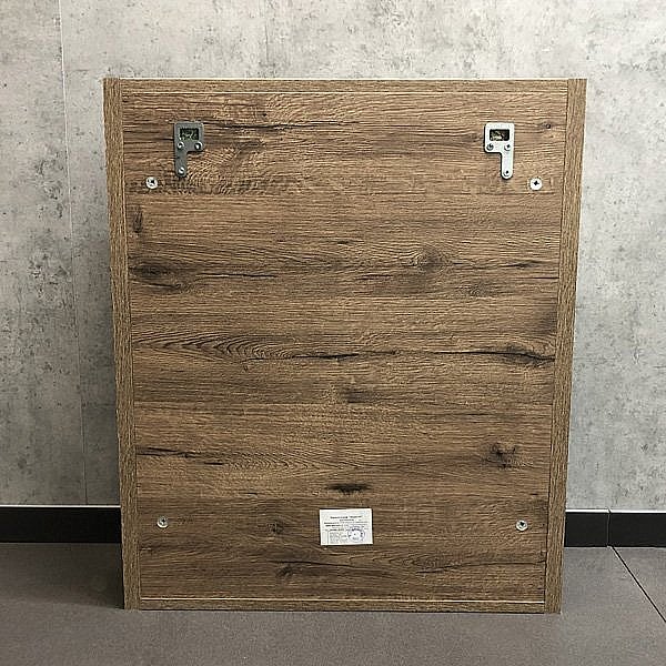 Зеркальный шкаф Comforty Марио 00-00004158 60 дуб темный купить в интернет-магазине сантехники Sanbest