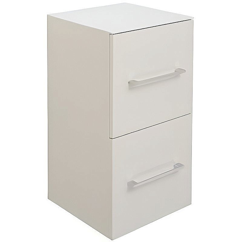 Шкаф подвесной De Aqua Тока 2D 167450 35 белый для ванной в интернет-магазине сантехники Sanbest