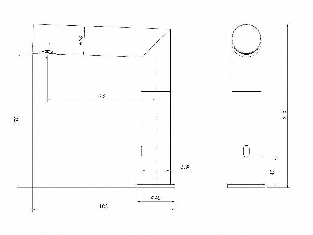 Смеситель для раковины Abber Perfekte 316 AF8A101BGS золото брашированное купить в интернет-магазине сантехники Sanbest