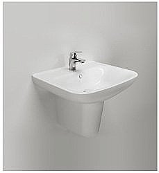 Раковина с полупьедесталом AM.PM Like 55 белая купить в интернет-магазине Sanbest
