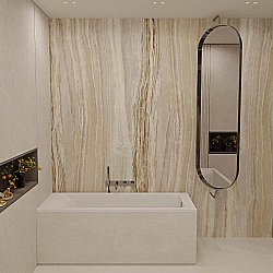 Ванна из искусственного камня Veconi Solita Slim SLTSLIM18070 180х70 белая купить в интернет-магазине Sanbest