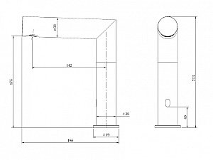 Смеситель для раковины Abber Perfekte 316 AF8A101BGS золото брашированное купить в интернет-магазине сантехники Sanbest