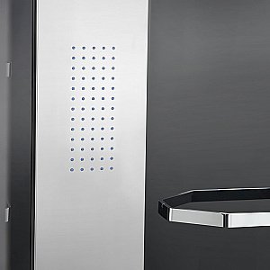 Душевая кабина Orans Diamond 89101BLH 100х100 профиль черный купить в интернет-магазине Sanbest