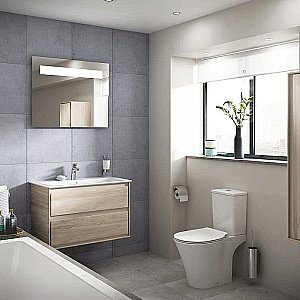 Унитаз напольный Ideal Standard Connect Air E009701 с бачком E073401 белый, безободковый купить в интернет-магазине Sanbest