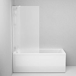 Шторка для ванны AM.PM Gem 80х140 матовая купить в интернет-магазине Sanbest