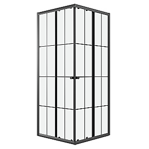 Душевой уголок Niagara Eco NG-1009-14QKL 90х90 профиль черный/стекло клетка купить в интернет-магазине Sanbest