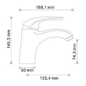 Смеситель для раковины WasserKRAFT Rossel 2803 купить в интернет-магазине сантехники Sanbest