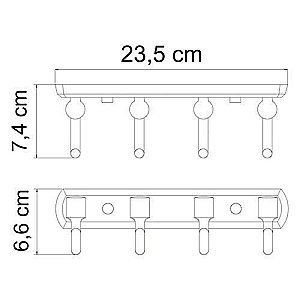 Крючок WasserKRAFT Oder К-3074  купить в интернет-магазине сантехники Sanbest