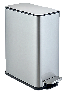 Ведро для мусора WeltWasser Paolo 10000013418 сталь матовая купить в интернет-магазине сантехники Sanbest