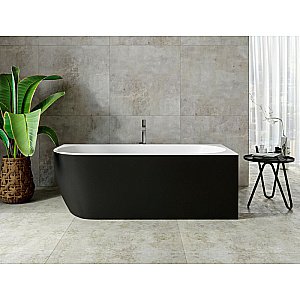 Ванна Aquanet Family Elegant B 180x80 3806-N-MW-MB черная матовая/белая матовая купить в интернет-магазине Sanbest