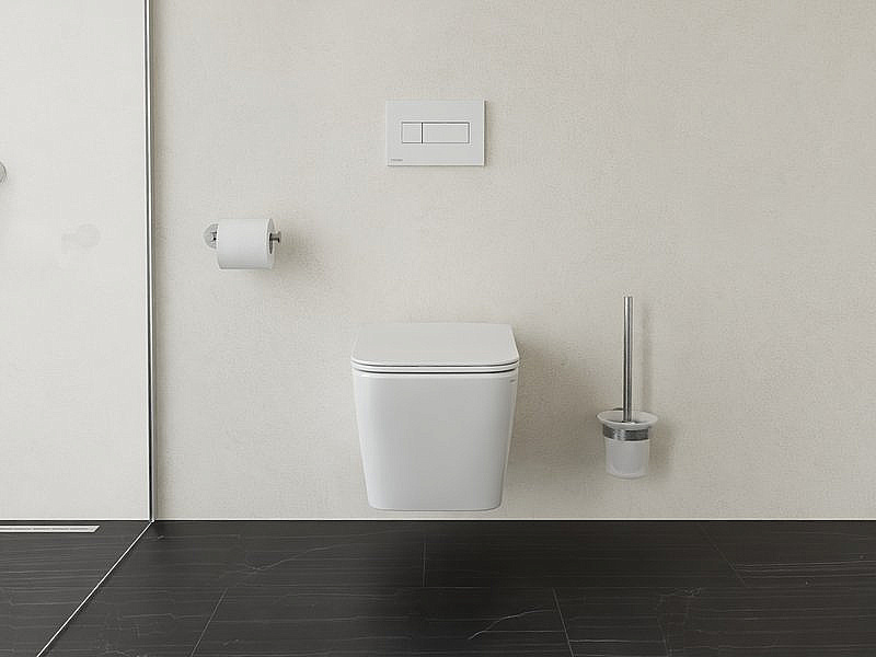 Унитаз Ravak NATURAL X01984 белый,с крышкой микролифт, безободковый купить в интернет-магазине Sanbest