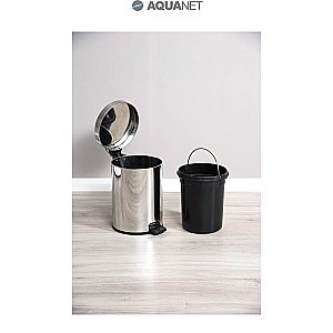 Ведро для мусора Aquanet 8072 5 л купить в интернет-магазине сантехники Sanbest