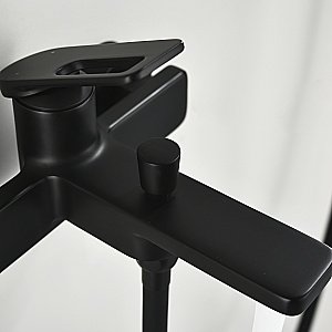 Смеситель для ванны Black&white Gravity GL-9101-MB черный матовый купить в интернет-магазине сантехники Sanbest