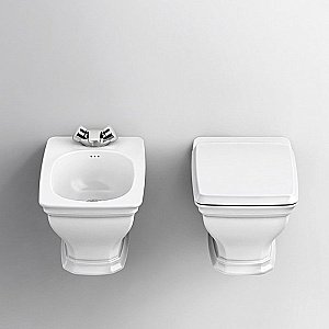 Биде подвесное ARTCERAM Civitas CIB001 01 00 bi*1 белое купить в интернет-магазине Sanbest