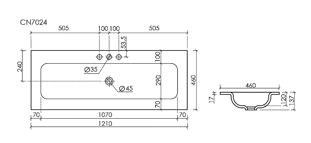 Тумба с раковиной Sancos Velta 120 VL120GG+CN7024 серо-зеленая матовая/раковина белая, 3 отверстия для ванной в интернет-магазине Sanbest