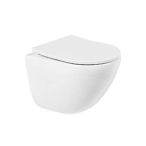 Унитаз подвесной BelBagno AMANDA безободковый, с крышкой микролифт купить в интернет-магазине Sanbest