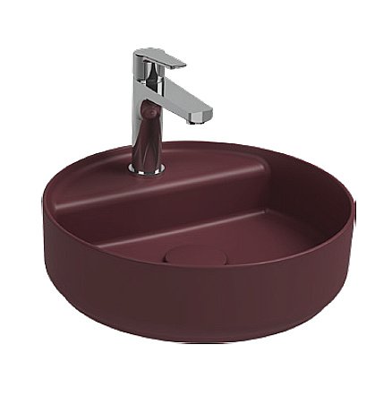Раковина ISVEA Infinity 36 10NF65042SV-2R бордовый матовый купить в интернет-магазине Sanbest