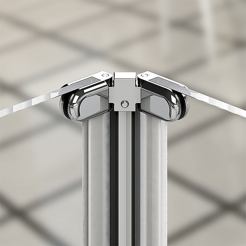 Душевой уголок Радомир Люкс 80 стекло матовое/профиль хром купить в интернет-магазине Sanbest