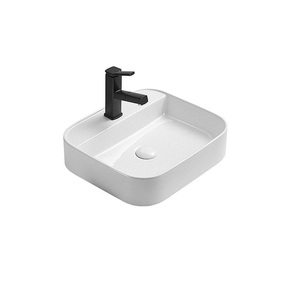 Раковина накладная Vincea 50 VBS-50550 белая купить в интернет-магазине Sanbest