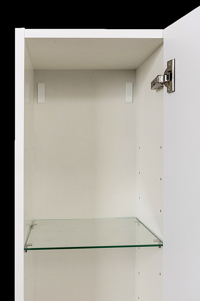 Пенал LA FENICE Cubo Bianco 30 белый/ручка черная для ванной в интернет-магазине сантехники Sanbest