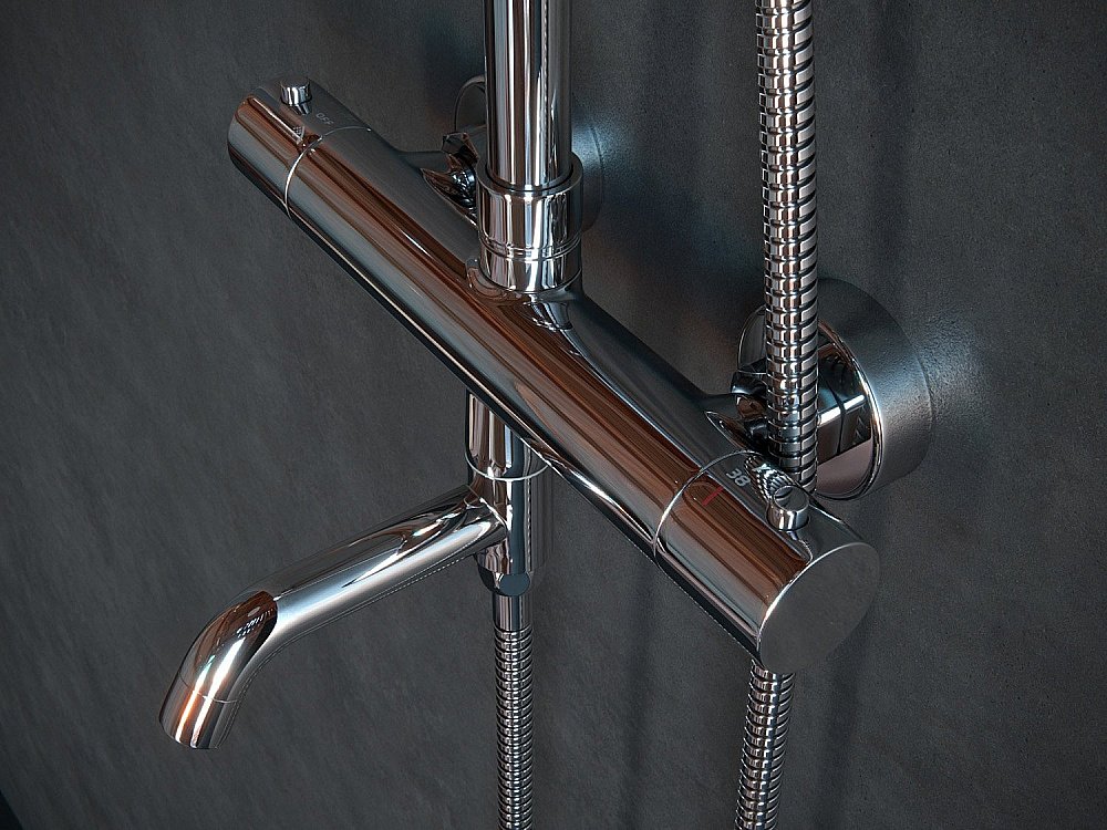 Душевая система Laguraty Thermostat 17050 купить в интернет-магазине сантехники Sanbest