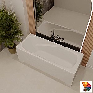 Ванна из искусственного камня Veconi Fresca FRS17075RAL 170х75 цвет по ral купить в интернет-магазине Sanbest