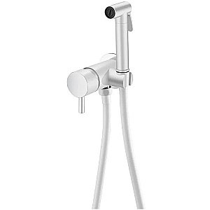 Гигиенический душ Boheme Uno 467-WCR белый/хром купить в интернет-магазине сантехники Sanbest