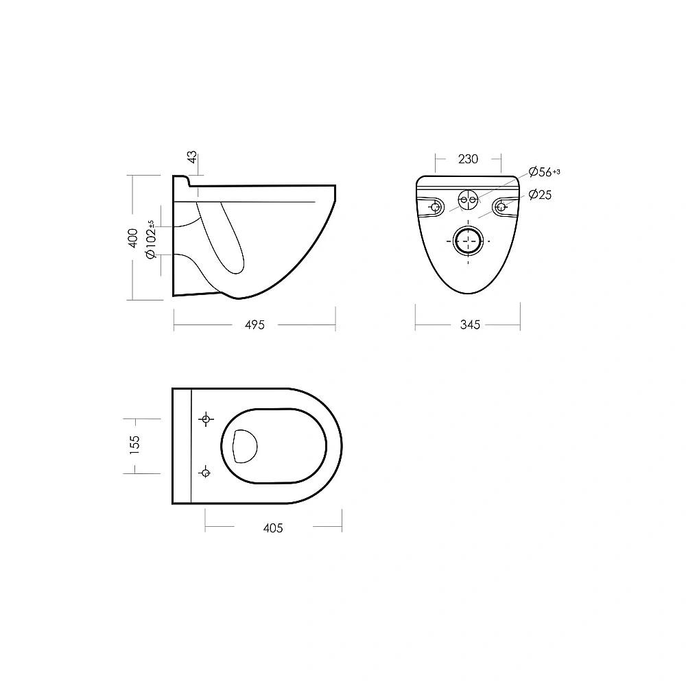 Унитаз Sanita luxe Attica ATCSLWH0104 с крышкой микролифт, белый купить в интернет-магазине Sanbest