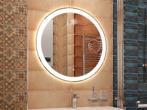 Зеркало с подсветкой ART&MAX BOLZANO 78 в ванную от интернет-магазине сантехники Sanbest