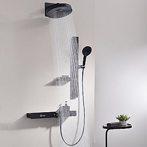 Душевая система Black&White Gravity GH-9025MB купить в интернет-магазине сантехники Sanbest