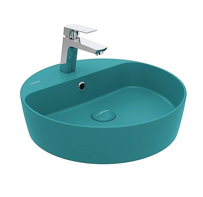 Накладная раковина CREAVIT Loop 45 LP146-00MT00E-0000 ментол матовый купить в интернет-магазине Sanbest
